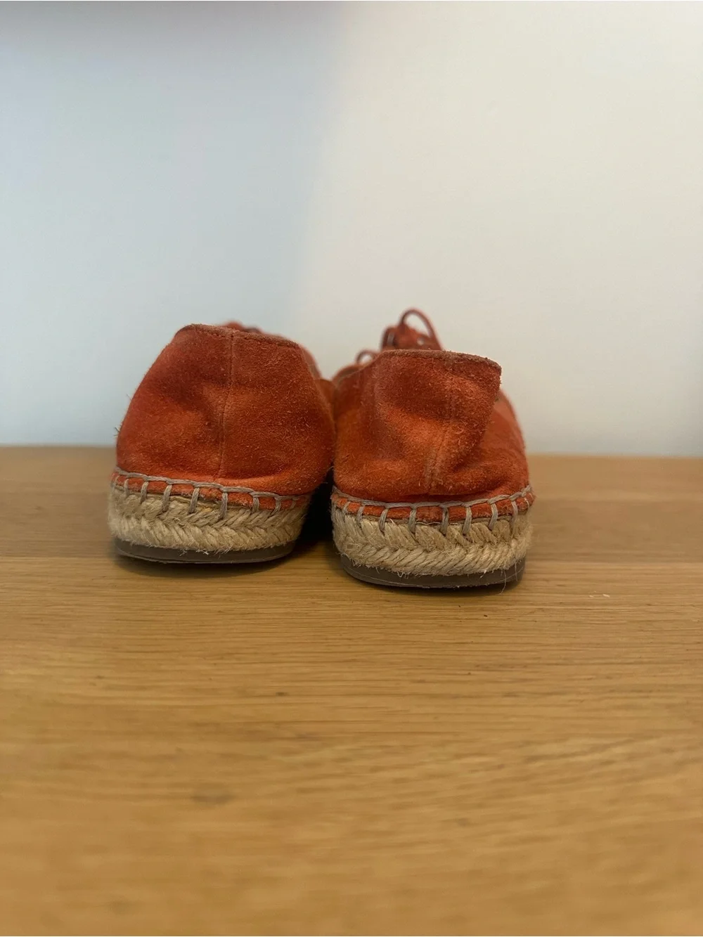 Marc Fisher 100% Suede Tassel Espadrille Loafers - Orange
